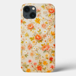 Elegant  Bloemenpatroon ontwerp iPhone 13 Hoesje