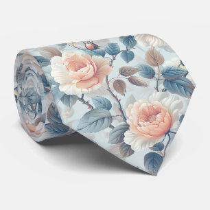 Elegant bloemenpatroon. stropdas