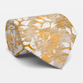 Elegant bloemenpatroon. stropdas (Opgerold)