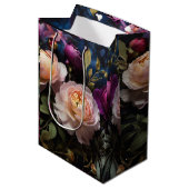 Elegant  bloemenschilderij medium cadeauzakje (Voorkant Gekanteld)