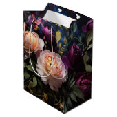 Elegant  bloemenschilderij medium cadeauzakje (Achterkant Gekanteld)