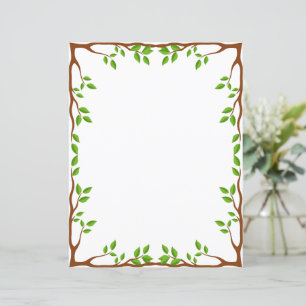 Elegant Bloemig Briefpapier