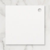 Elegant Bloemig Bruilofts Thee Feest Cadeau Bedankjes Labels (Achterkant)