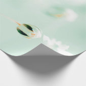 Elegant bloemmotief inpakpapier (Hoek)