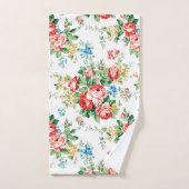 Elegant bloemmotief met Rozen ontwerpelement Bad Handdoek (Handdoek)