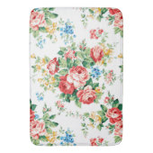 Elegant bloemmotief met Rozen ontwerpelement Badmat (Voorkant Verticaal)