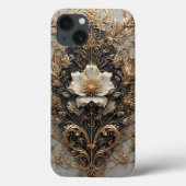 Elegant bloemontwerp met  patronen Case-Mate iPhone case (Achterkant)