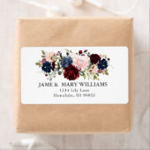 Elegant Bloom Blush Burgundy Navy Rozen H2 Etiket (Insitu)