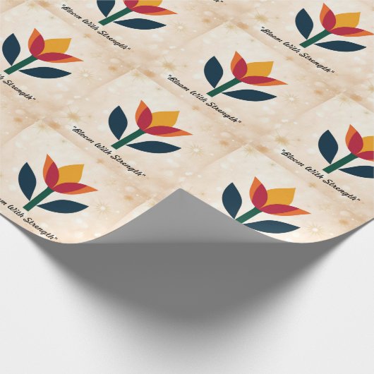 Elegant Bloom Essence Cadeaupapier (Hoek)