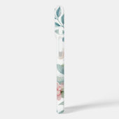 Elegant Bloom: Floral iPhone Case (Achterkant / Links)