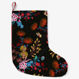 Elegant Blooming Garden floral and butterflies in Kleine Kerstsok
