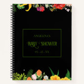 Elegant Blossom Baby shower Geschenklijst Notitieb Notitieboek (Voorkant)