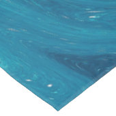 Elegant Blue Abstracte Ripple | Tablecloth Tafelkleed (Gekanteld)