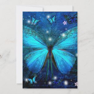 Elegant Blue Butterfly