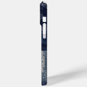 "Elegant Blue Butterfly iPhone 15 Case – Nature-In (Achterkant / Links)