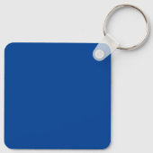 Elegant Blue Class of 2023 Afstuderen Afstuderen Sleutelhanger (Achterkant)