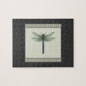 Elegant Blue Dragonfly Legpuzzel (Horizontaal)