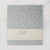 Elegant Blue en Beige Wedding (Buitenkant ongevouwen)