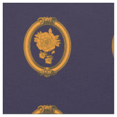 Elegant Blue en Gold Stof (Close Up)