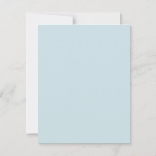 Elegant Blue en Silver Cloud Persoonlijk Notitiekaartje (Achterkant)