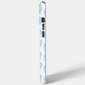 Elegant Blue en White Ginger Jar Monogramed Case-Mate iPhone Case (Achterkant / Links)