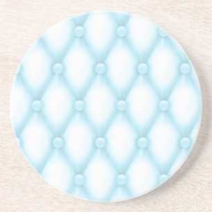 Elegant Blue en White Zandsteen Onderzetter