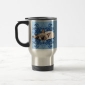 Elegant Blue Floral Siamese Cat  Feline Reisbeker (Links)