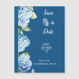 Elegant Blue Floral Wedding
