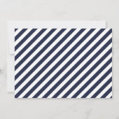 Elegant Blue flourish swirl boy First Community Kaart (Achterkant)