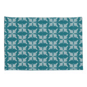 Elegant Blue Geometric Pattern Kussensloop (Achterkant-Rechts)