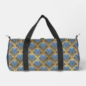Elegant Blue Gold Art Deco Pattern Plunjezak (Voorkant)