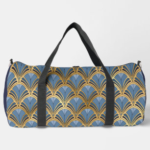 Elegant Blue Gold Art Deco Pattern Plunjezak