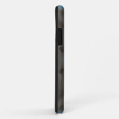 Elegant Blue Gray monogram Case-Mate iPhone Case (Achterkant/rechts)