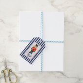 Elegant Blue Indygo Old Money Cadeaulabel (Met Touw)
