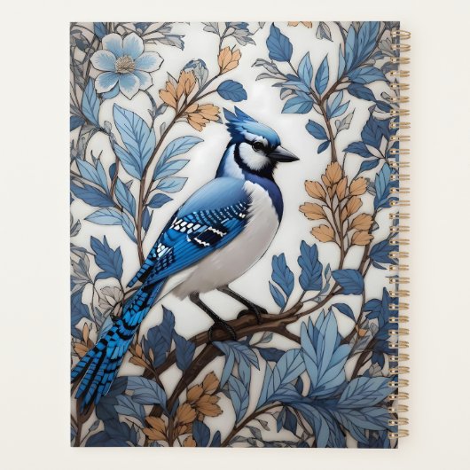 Elégant Blue Jay William Morris inspiré (Dos)