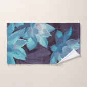 Elegant Blue Lotus Acryllic Artwork | Bad Handdoek (Handdoek)