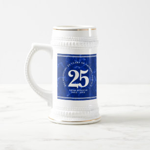 Elegant Blue Marble 25 jaar Jubileum Bierpul