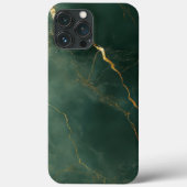 Elegant blue marble stone iPhone / iPad case (Achterkant)