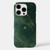 Elegant blue marble stone iPhone / iPad case (Achterkant)