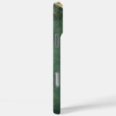 Elegant blue marble stone iPhone / iPad case (Achterkant / Rechts)