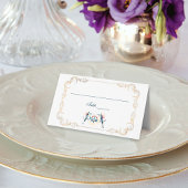 Elegant Blue Mexican Baroque Hummingbird Wedding