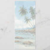 Elegant Blue Minimalist Menu (Dos)