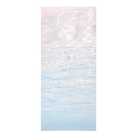 Elegant Blue Ocean Program Menu Leeg (Achterkant)