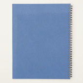 Elegant Blue Personalized 2026 Planner (Dos)