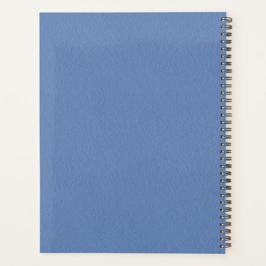 Elegant Blue Personalized 2026 Planner (Dos)