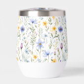 Elegant Blue Purple Watercolor Wildflower  (Avant)