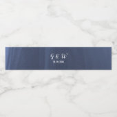 Elegant Blue Romantic Water Flacon Etiket Elegant (Enkel label)