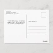 Elegant Blue Silver Black Glitter Drip 50 Birthday Briefkaart (Achterkant)