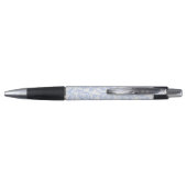 Elegant  Blue Venetian Floral Botanical Pen (Achterkant)