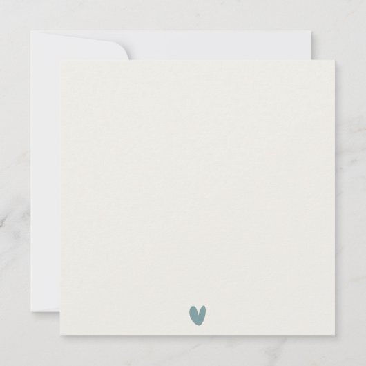 ÉLÉGANT BLUE VERT OR FLORAL SAUVER LA CARTE DE DAT (Dos)